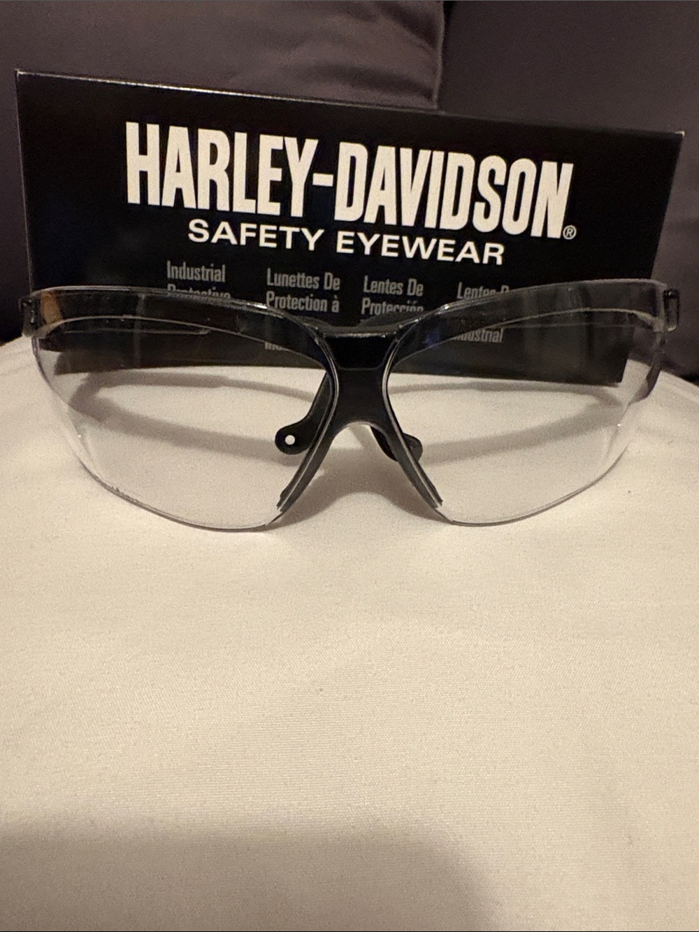 Harley-Davidson Black and White Safety Eyewear Box